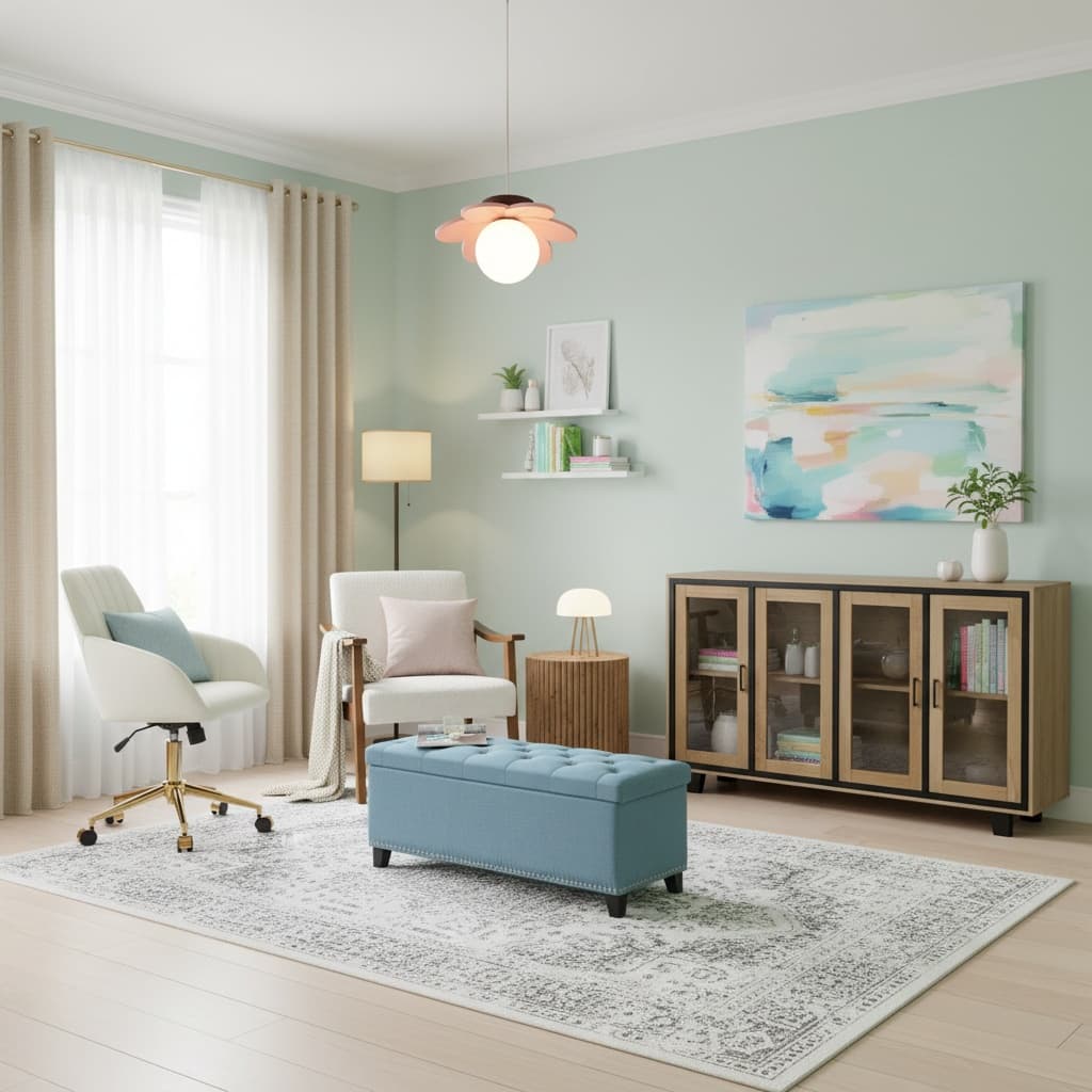 Scandinavian Living Room Design: Create a Cozy Pastel Retreat