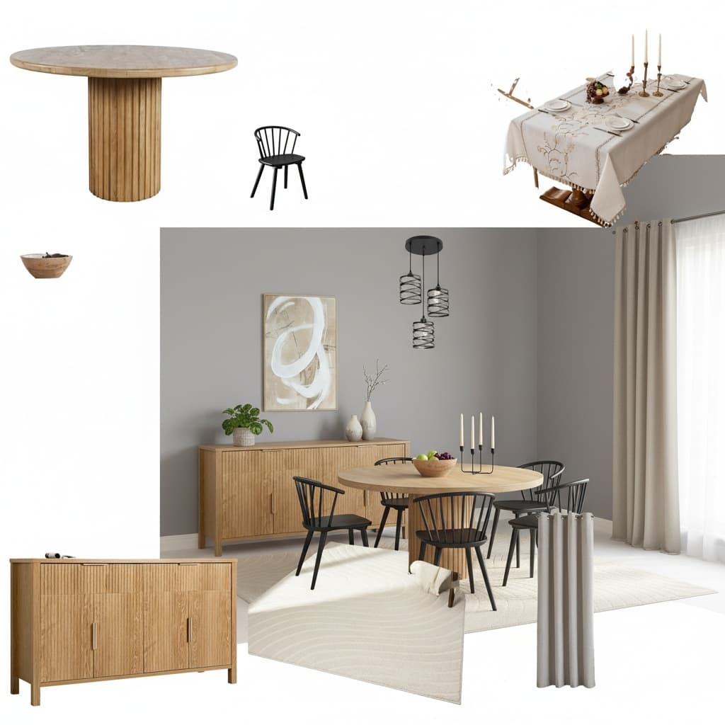 Transform Your Dining Room with Bohemian Monochrome Design Magic