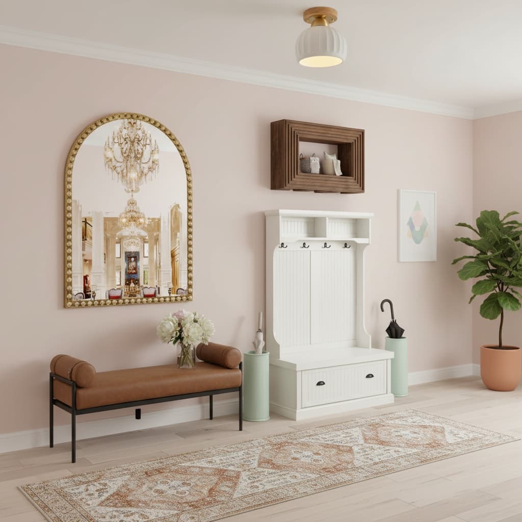 Designing an Industrial Hallway with a Pastel Color Scheme: Creative Ideas and Tips