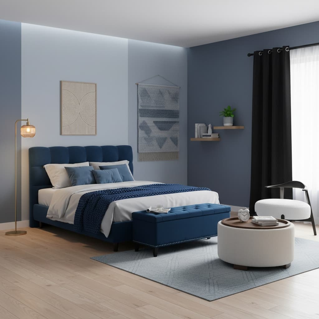 Design an Industrial Bedroom with a Monochrome Color Scheme: Tips and Ideas