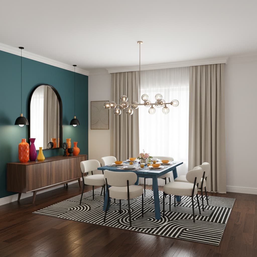 Transform Your Dining Room with Classic Style and Bold Color Schemes