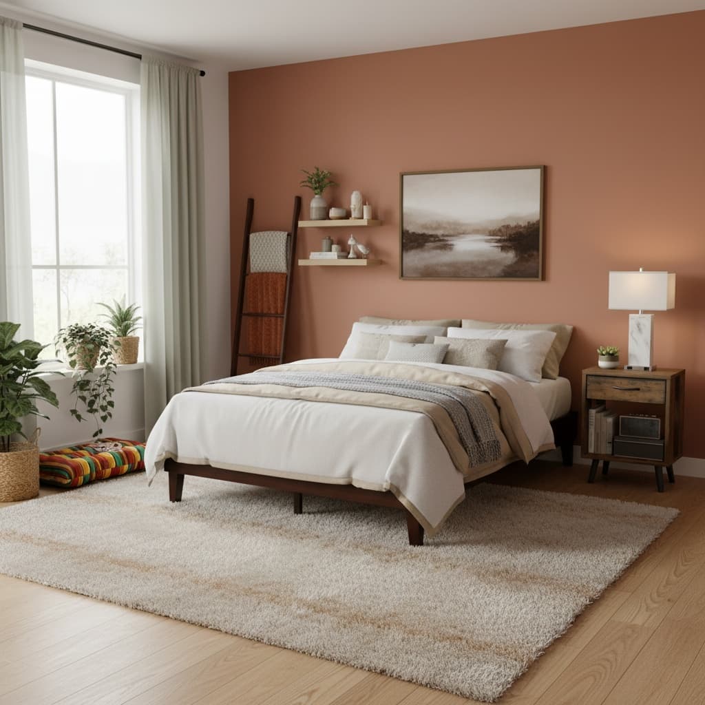 Create a Bohemian Bedroom with Earth Tones: Ideas and Tips for Every Budget
