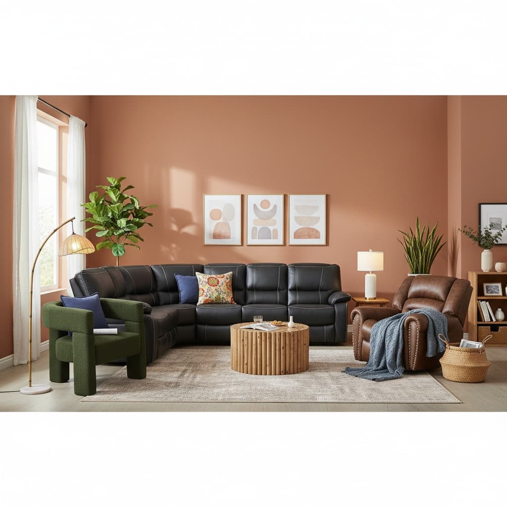 Industrial Living Room Ideas with Earth Tones: A Home Interior Design Guide