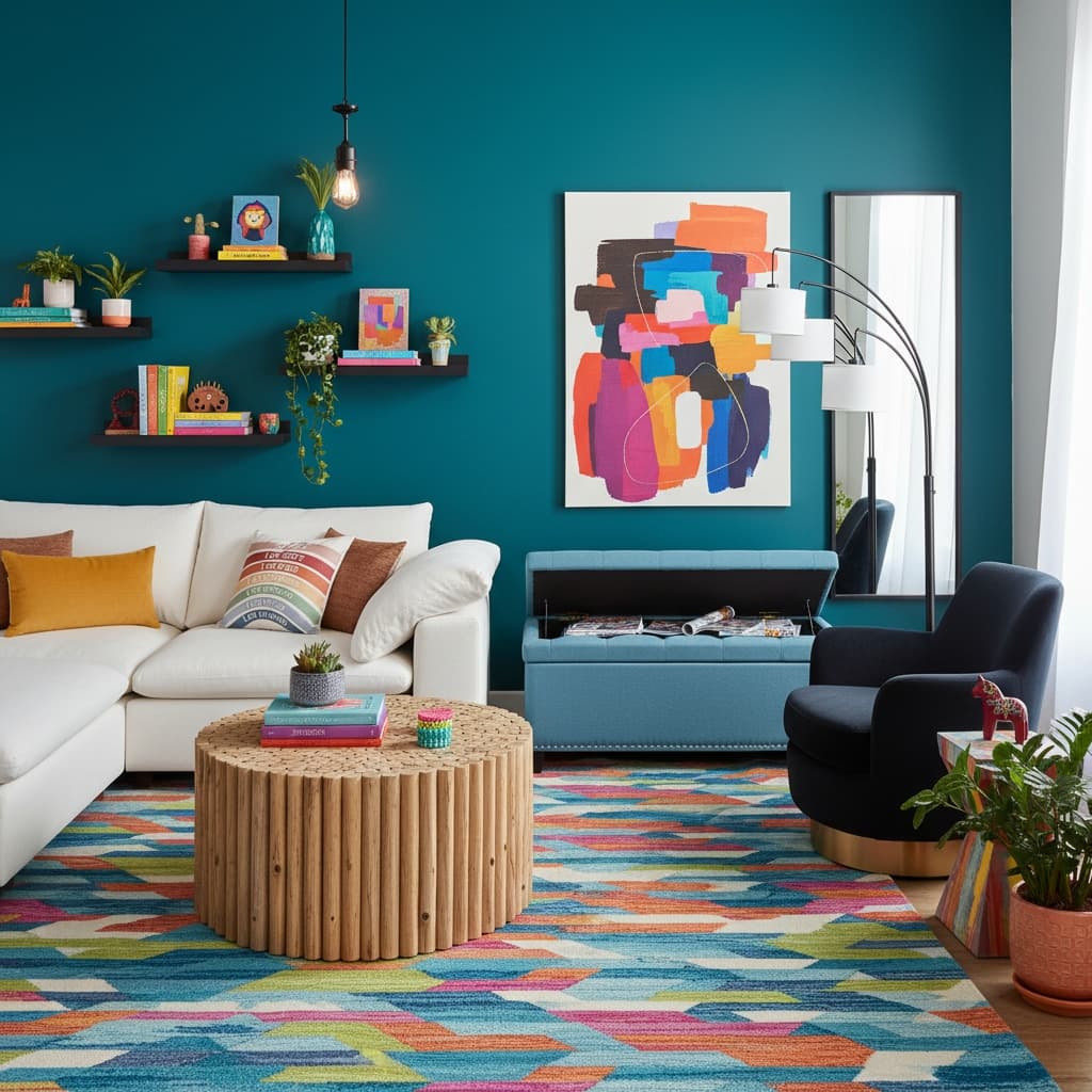 Transform Your Studio into a Futuristic Haven with Bold Colors