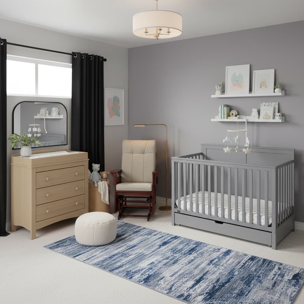 Design a Dreamy Bohemian Nursery with a Monochrome Color Scheme