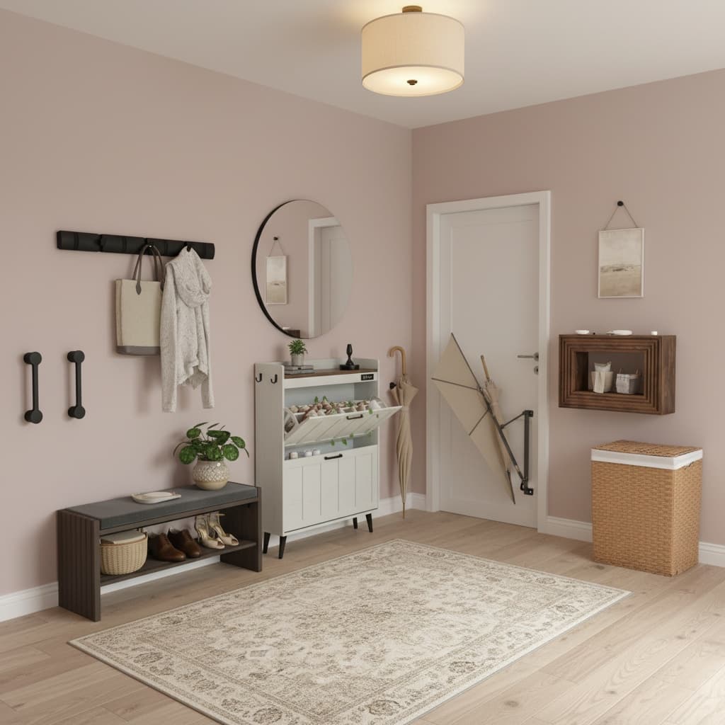 Creating a Japanese Entryway Mudroom with a Pastel Color Scheme: Transform Your Space Beautifully