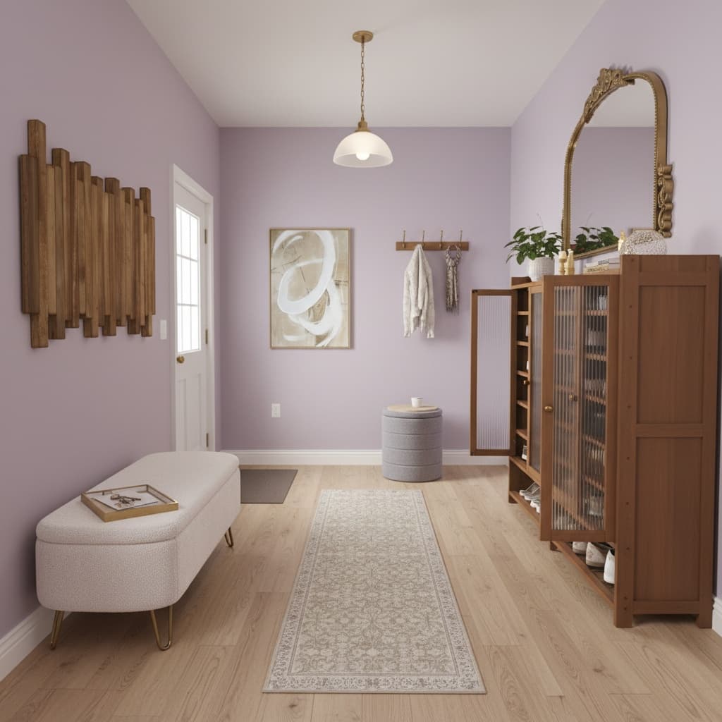 Designing a Rustic Entryway Mudroom with a Pastel Palette: Tips for Every Budget