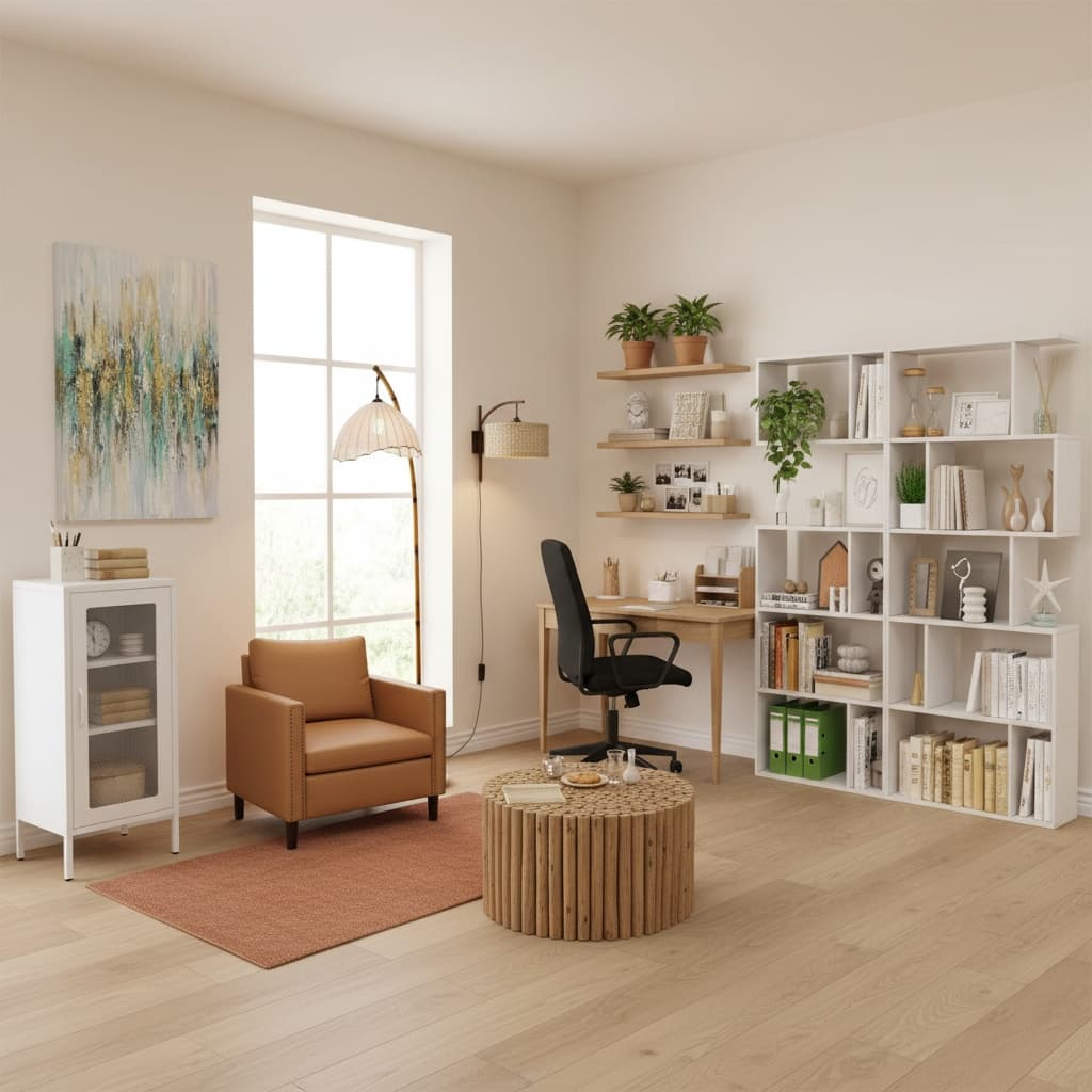 Modern Home Office Design with Earth Tones: Creating a Stylish Workspace