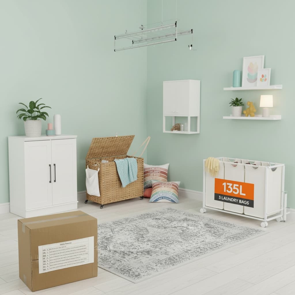 Transform Your Laundry Room: Vintage Style with a Pastel Color Scheme