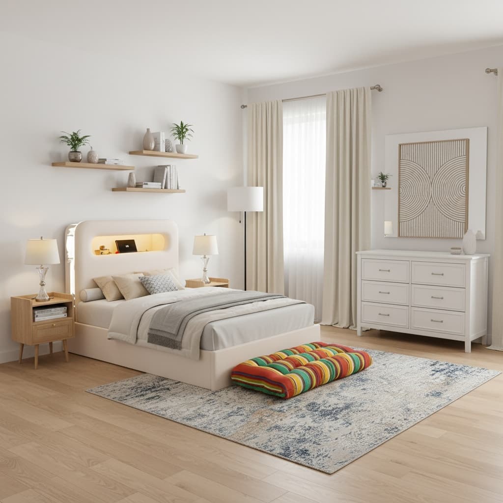 Create a Serene Eco-Friendly Bedroom with a Neutral Color Palette