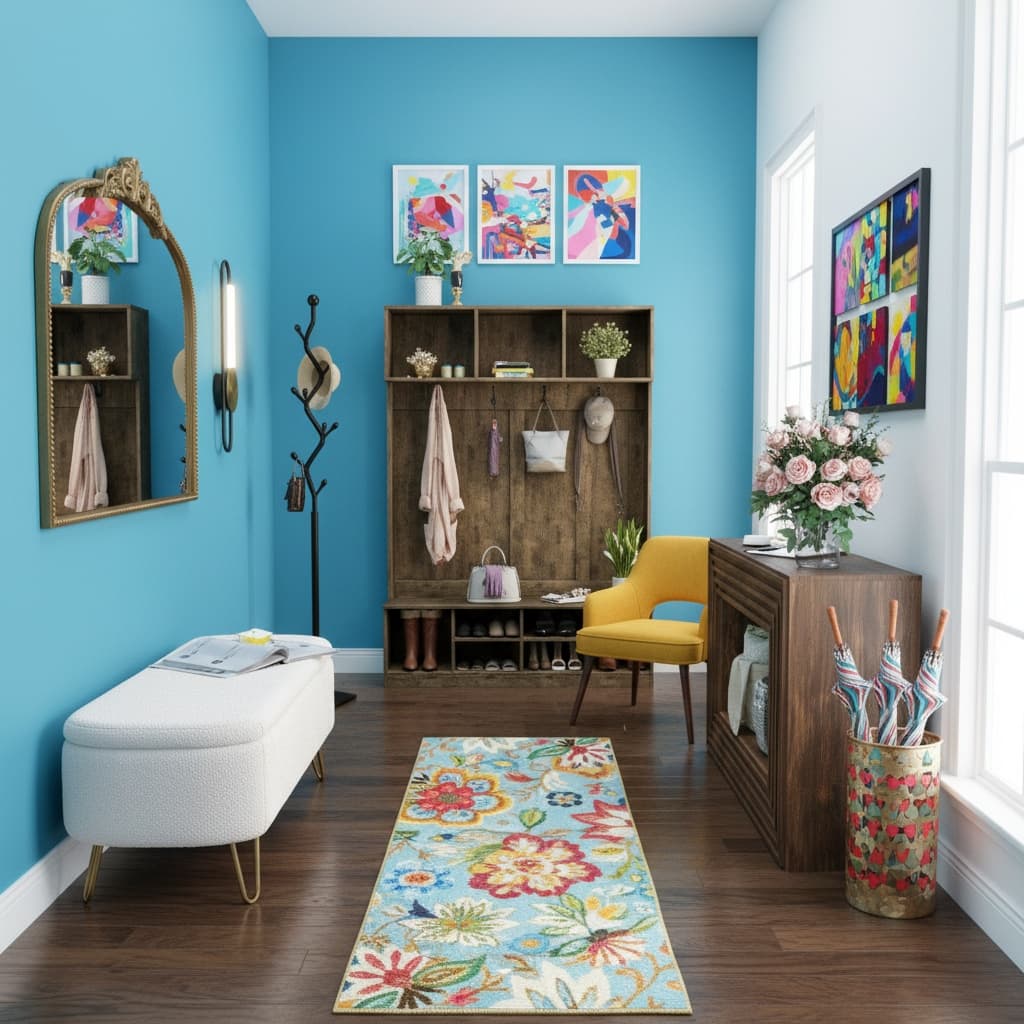 Transform Your Entryway Mudroom with a Bold Classic Design