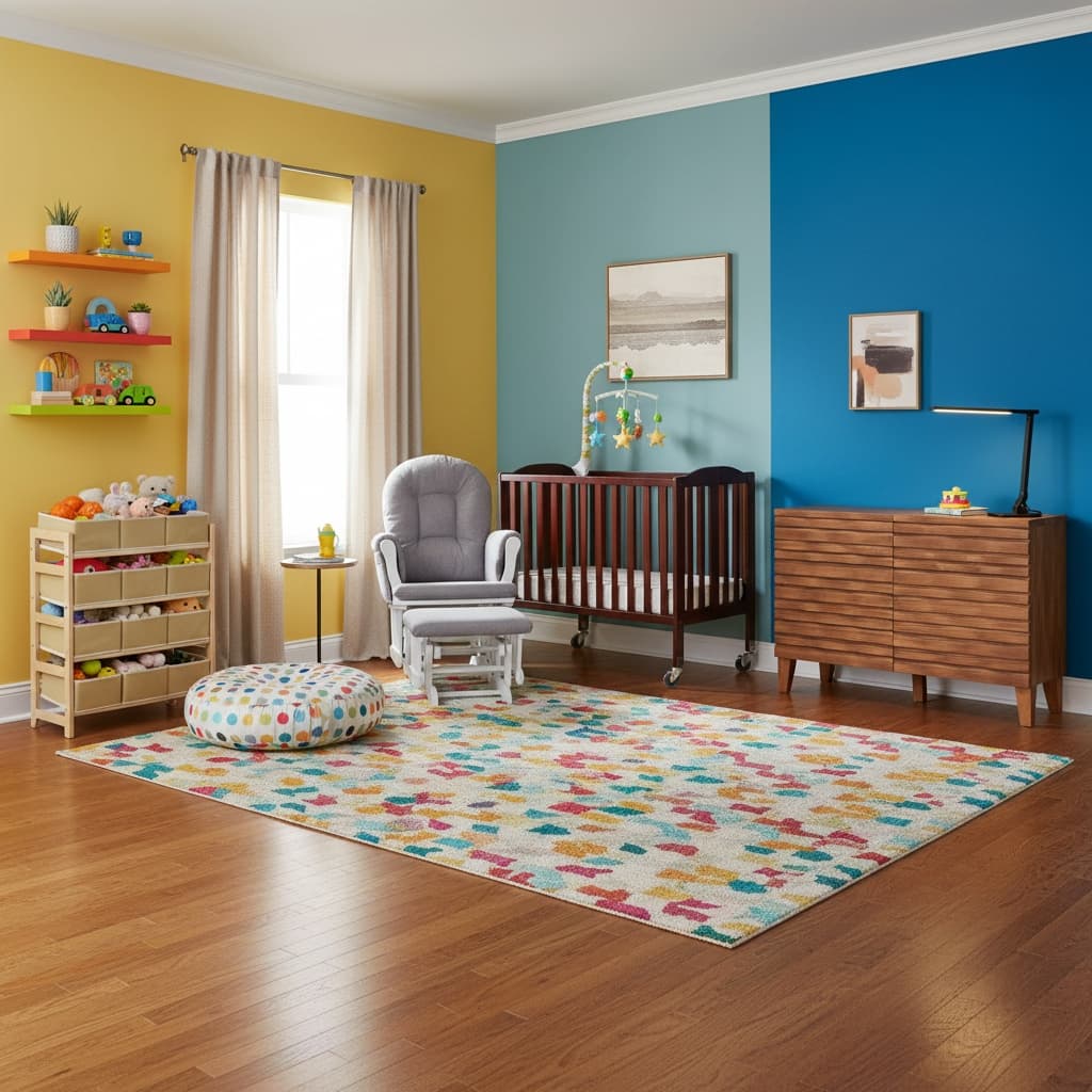 Designing a Modern Nursery with a Bold Color Scheme: Vibrant Ideas for Every Budget