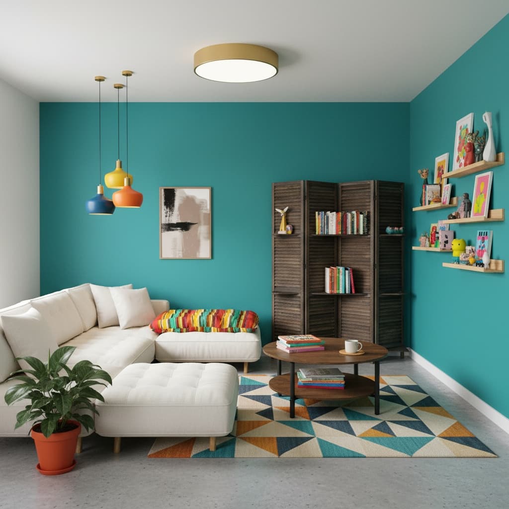 Transform Your Studio Apartment with Eco-Friendly, Bold Interior Design