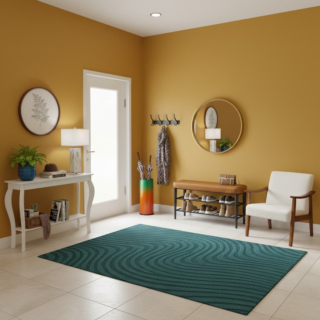 Revamp Your Entryway Mudroom with a Bold Bohemian Design