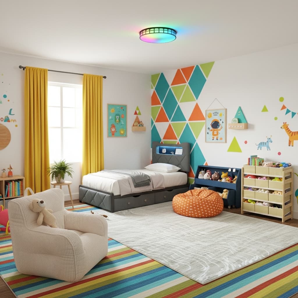 Create an Eco-Friendly Kids Room with a Bold and Vibrant Color Palette