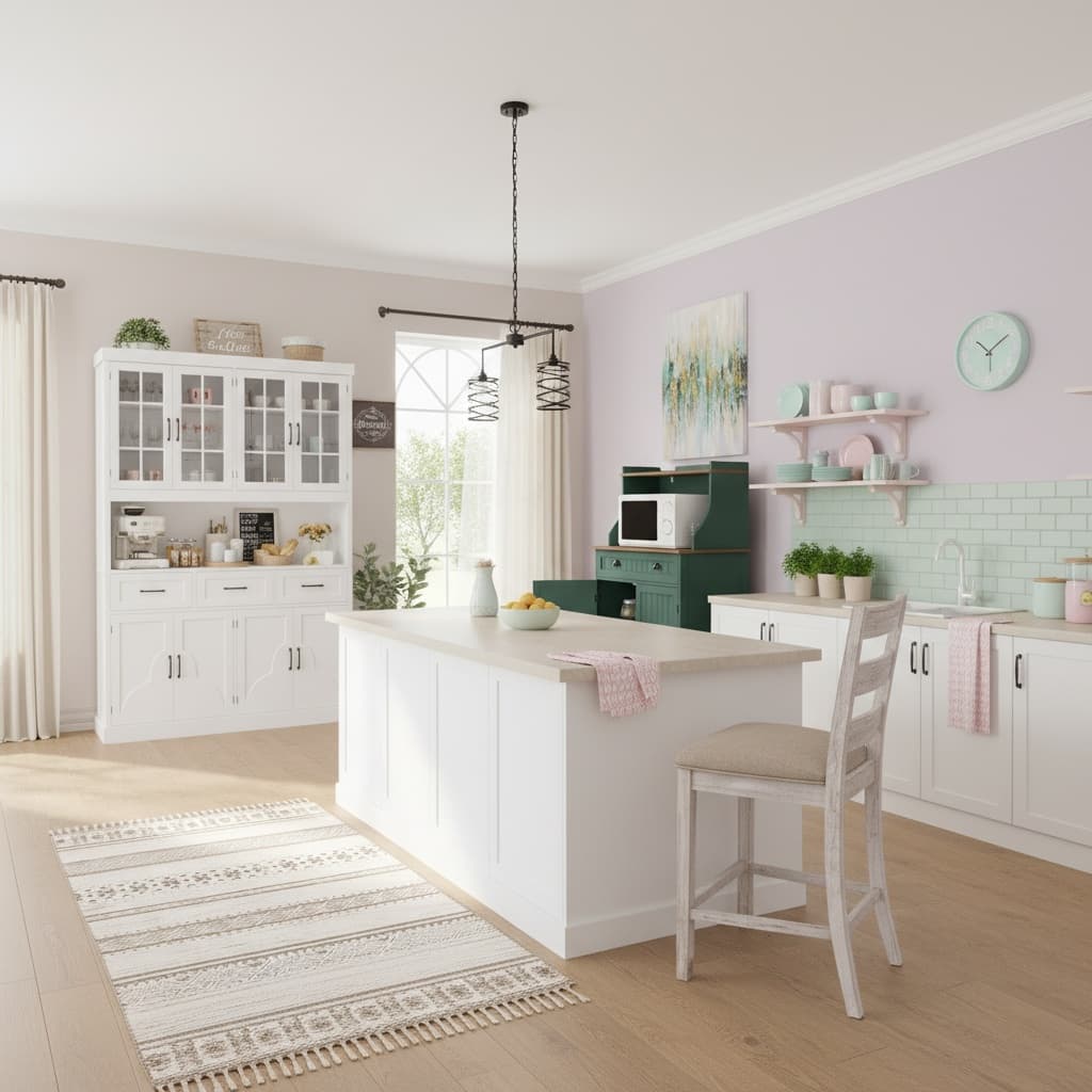 Modern Kitchen Design with a Pastel Color Palette: Unlock the Elegance of Subtle Hues