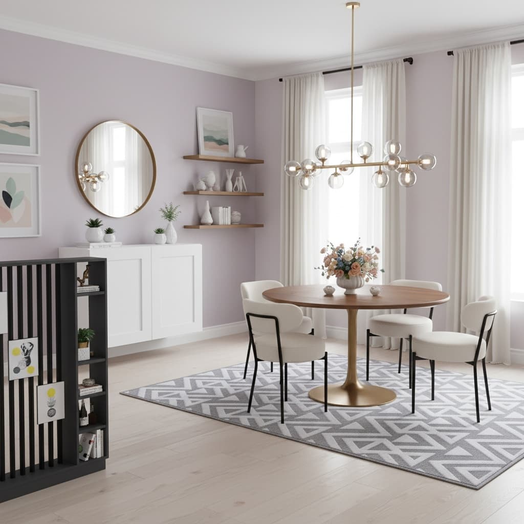 Futuristic Dining Room Design with Pastel Colors: Tips for a Modern Look