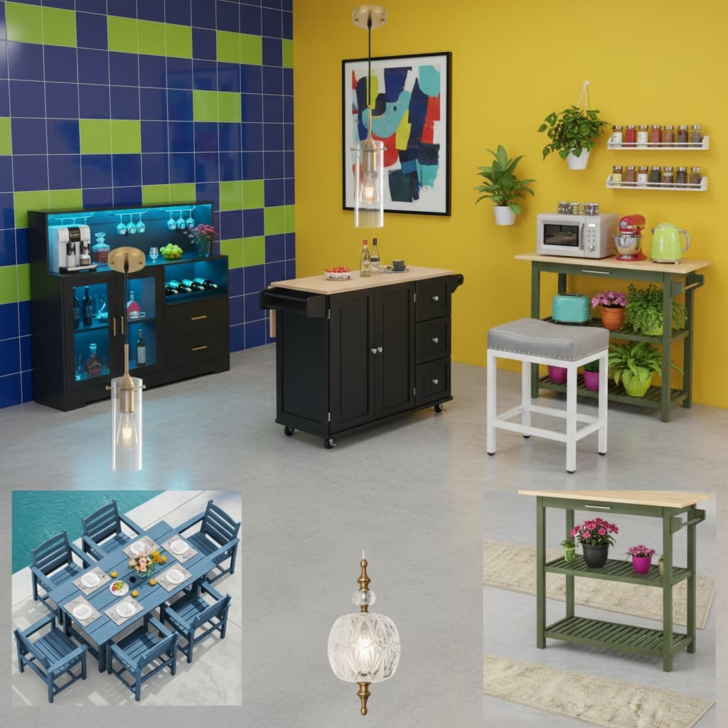 Classic Kitchen Design with Bold Colors: Create Stunning Spaces with Vibrant Flair