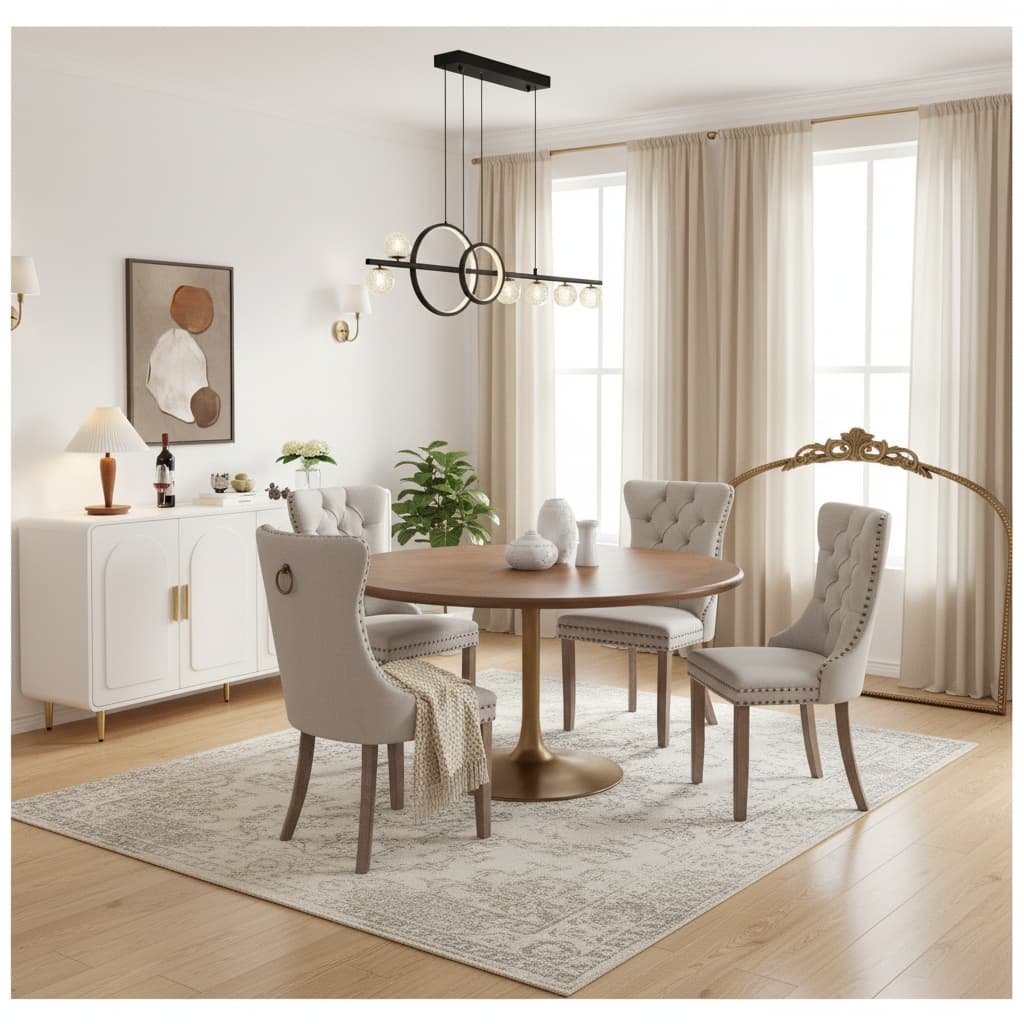 Transform Your Dining Room with Neutral Industrial Style Interiors