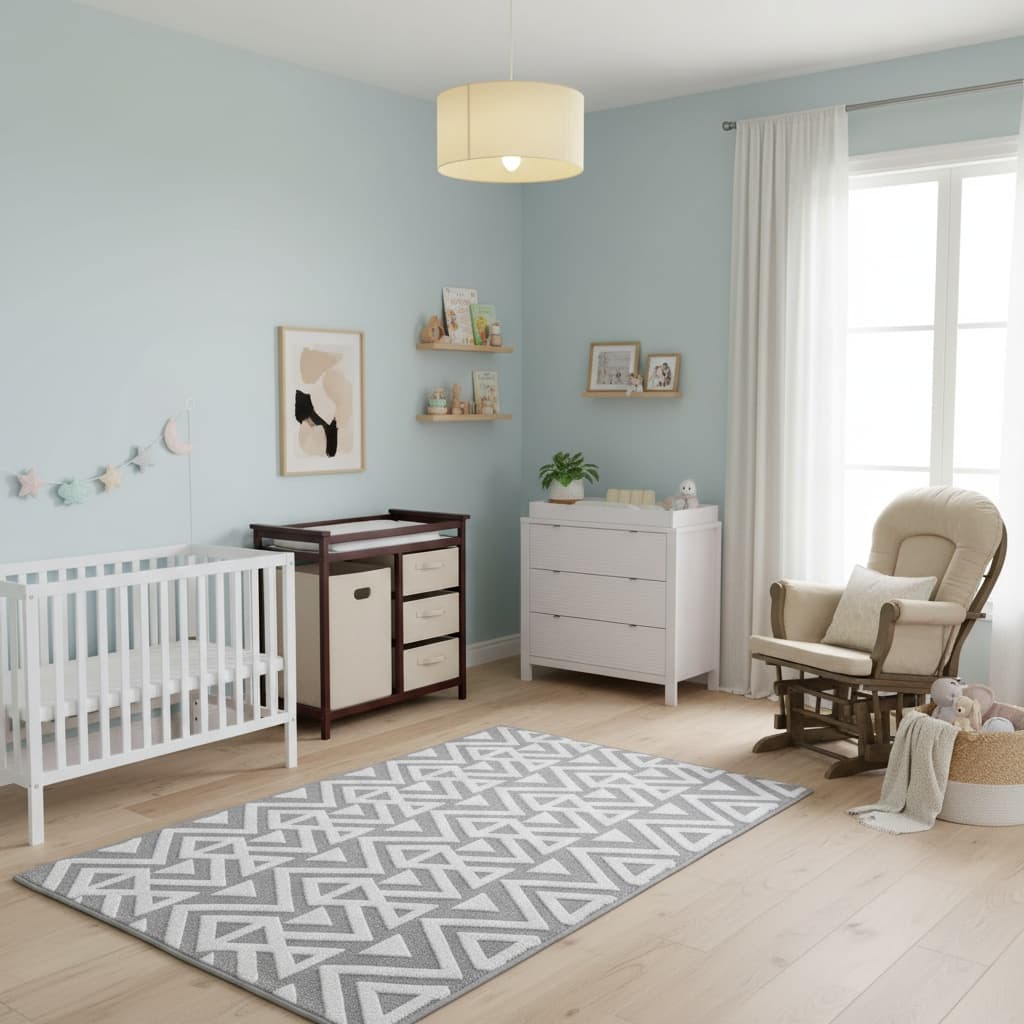 Designing a Tropical Nursery with a Soft Pastel Color Scheme