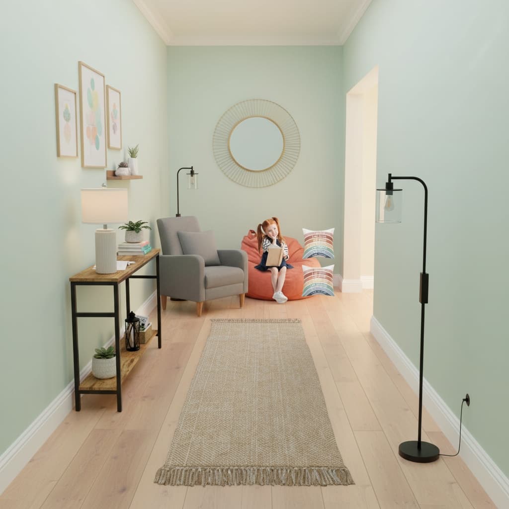 Designing a Classic Hallway: Embrace Pastel Elegance for a Timeless Style