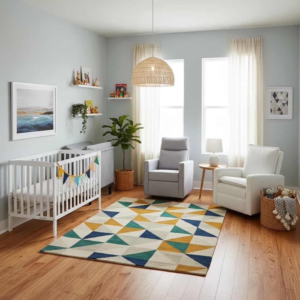 Designing an Eco-Friendly Nursery with a Bold Color Scheme