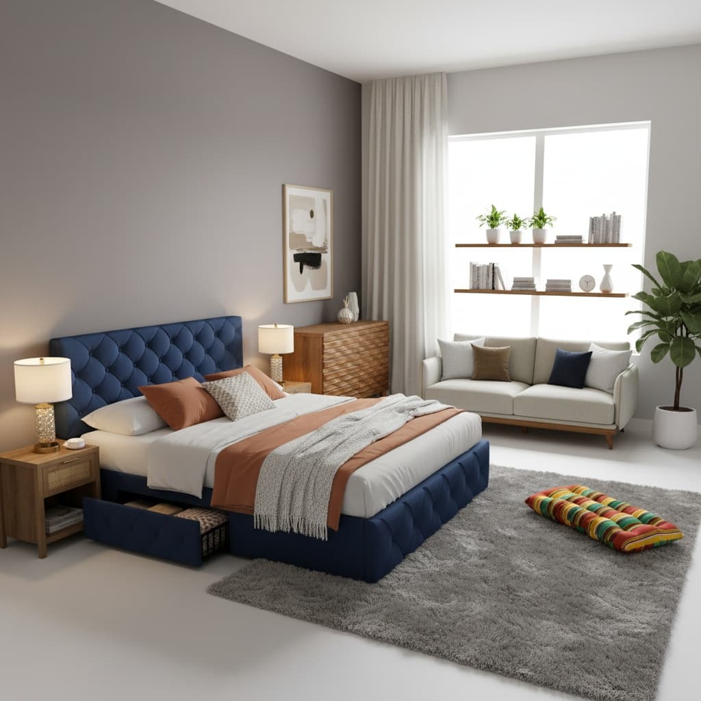 Minimalist Bedroom Home Interior Design: Explore Monochrome Color Schemes