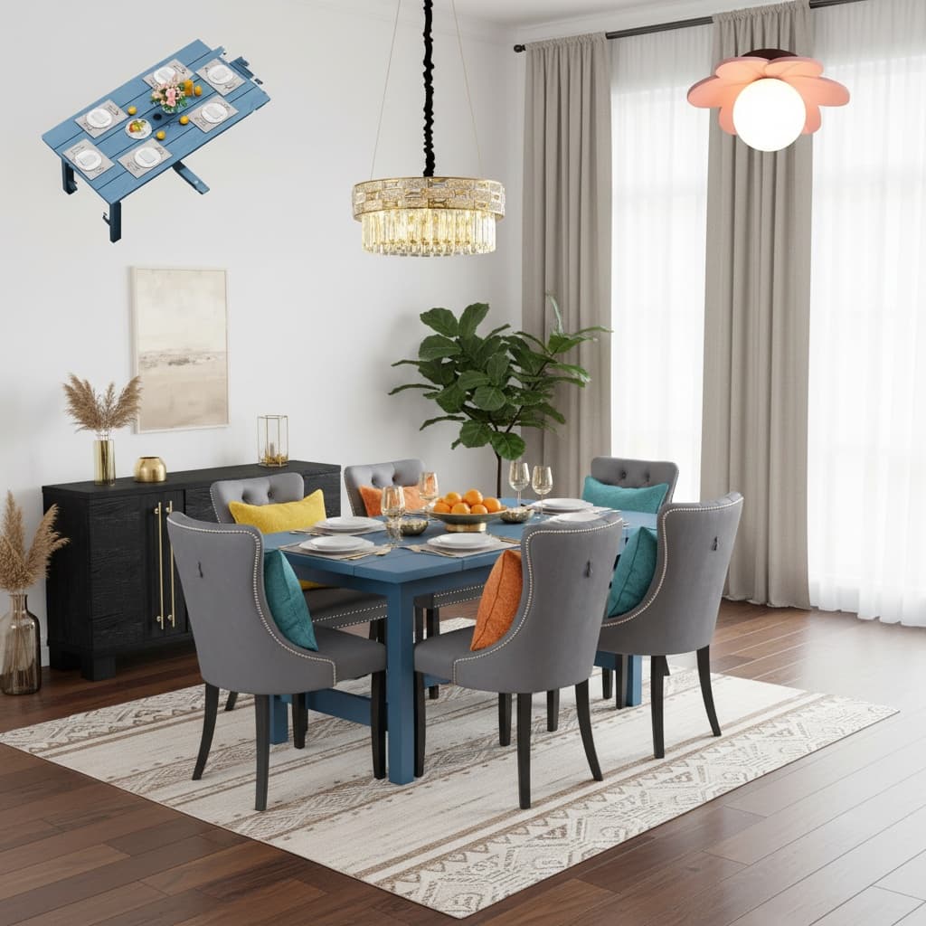 Revamp Your Dining Room with a Modern Bold Color Palette