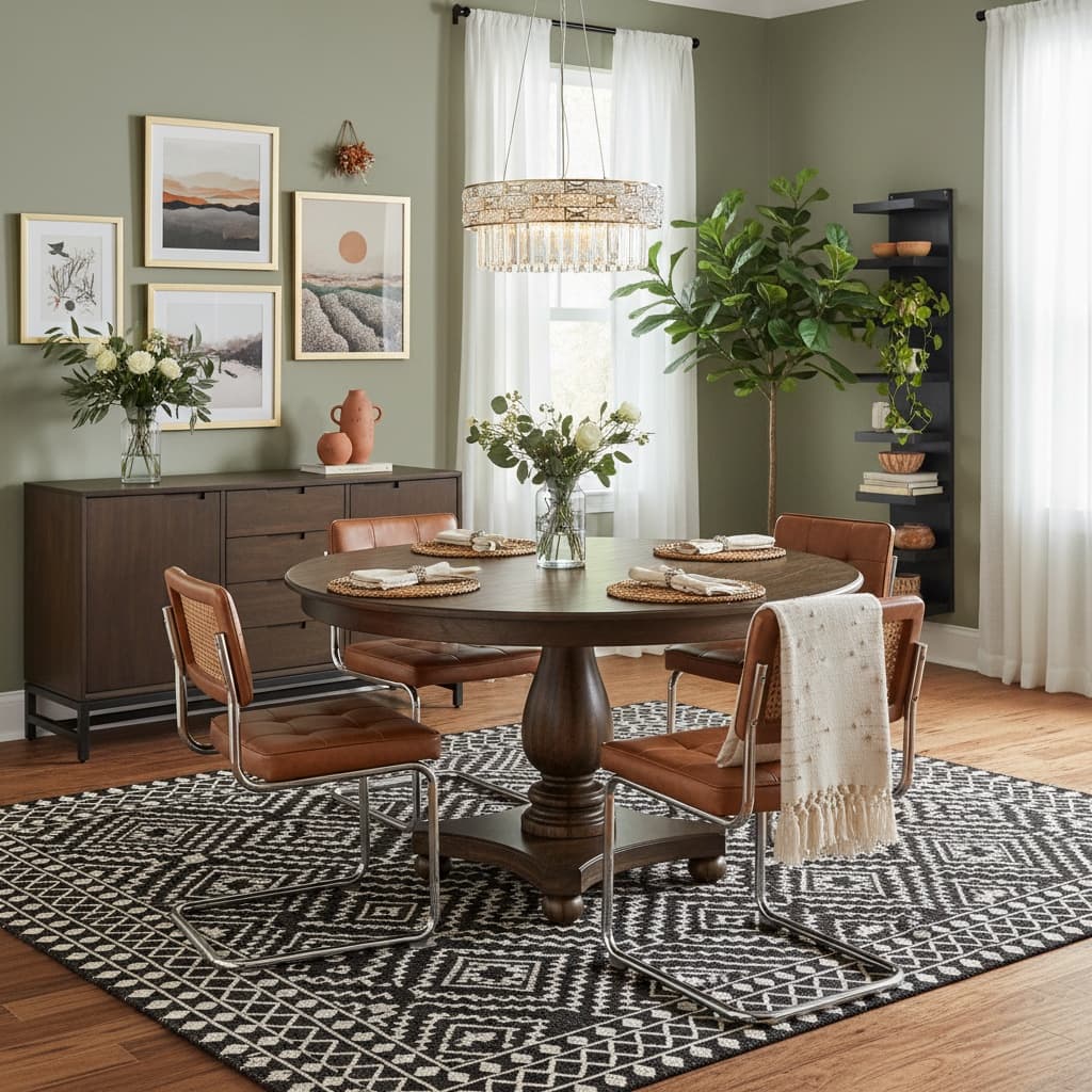 Transform Your Dining Room with a Tropical Touch: Embrace Earth Tones