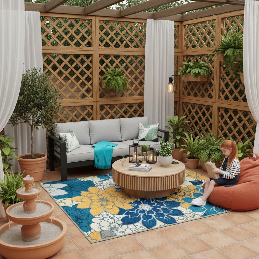 Design a Minimalist Patio or Balcony with Earth Tones