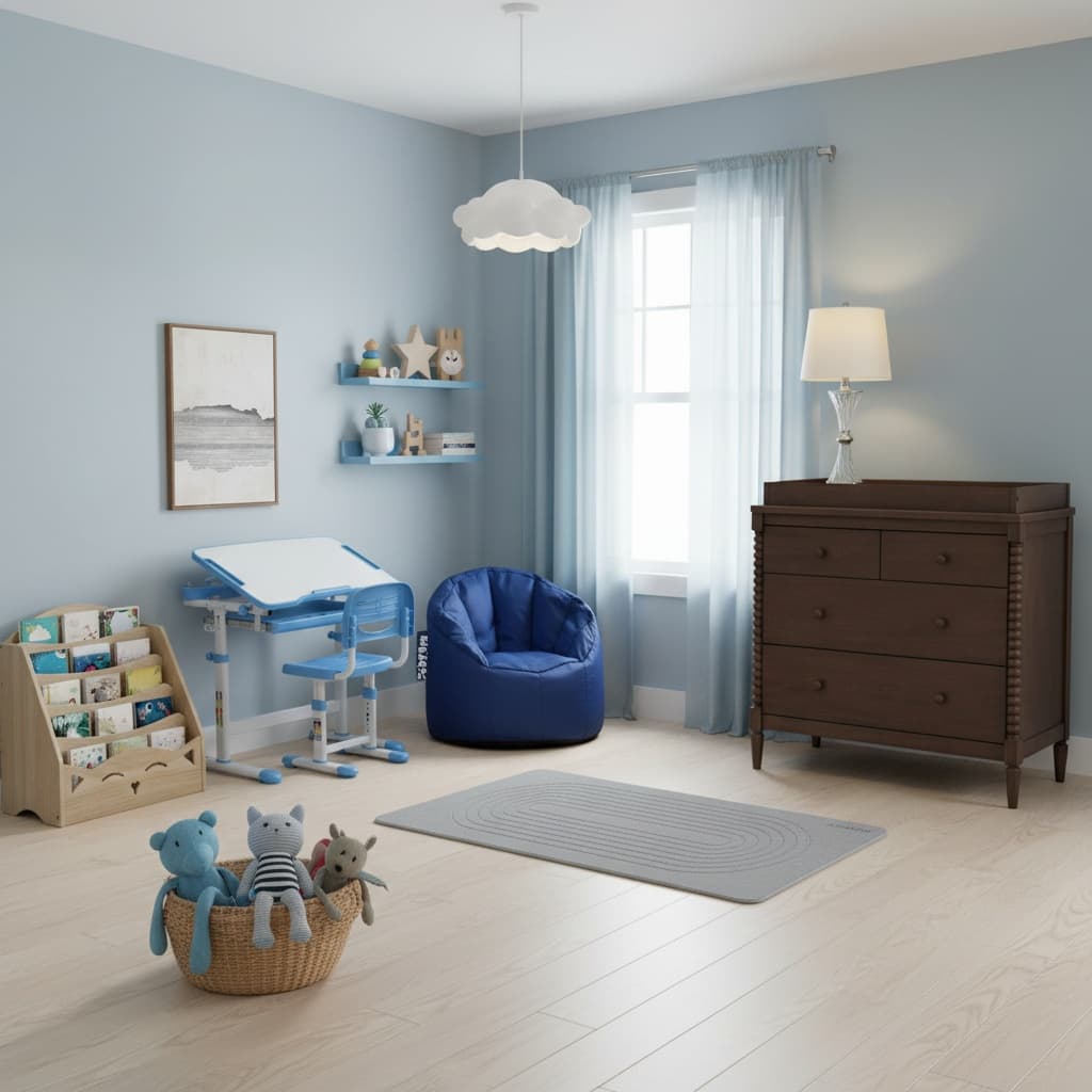 Design a Bohemian Kids' Room with a Monochrome Color Scheme