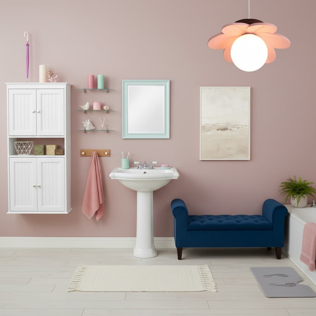 Modern Bathroom Design Using Pastel Colors: A Guide to Creating a Serene Sanctuary