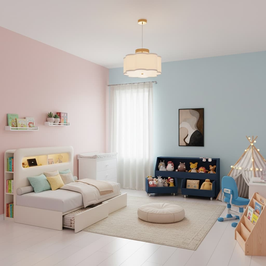 Designing a Japanese-Style Kids' Room with a Pastel Color Scheme - Inspiration & Tips