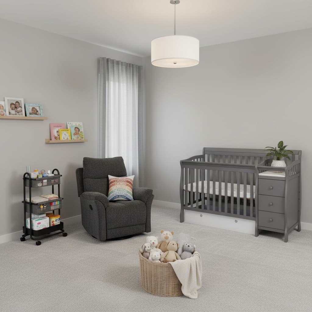 Designing a Futuristic Monochrome Nursery: Home Interior Design Tips