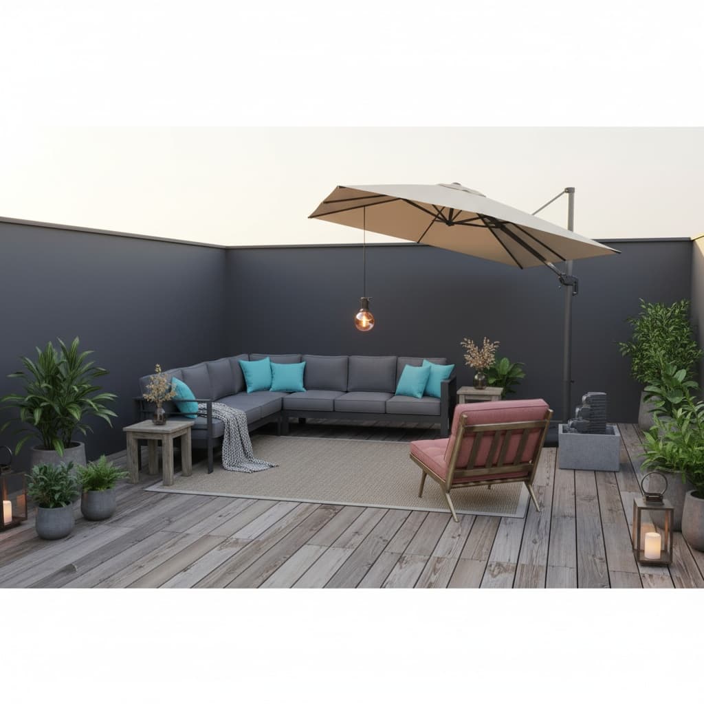 Vintage Monochrome Patio/Balcony Decor: A Timeless Home Interior Design