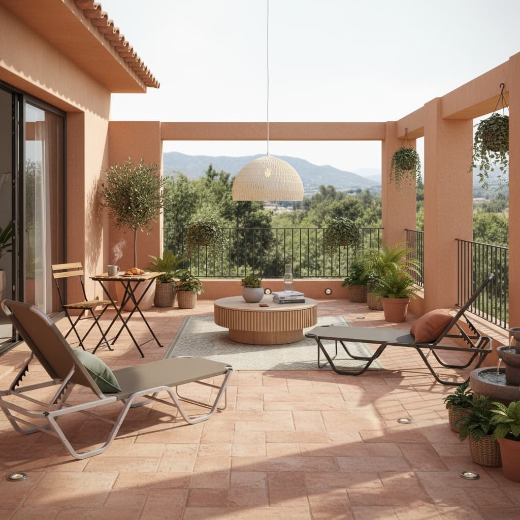 Transform Your Patio or Balcony with an Industrial Earth Tones Design